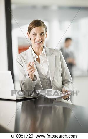 Portrait of a business woman View Large Photo Image Stock Photo - Portrait of a business woman. Fotosearch