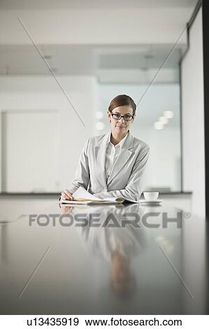Portrait of a business woman View Large Photo Image Stock Photo - Portrait of a business woman. Fotosearch