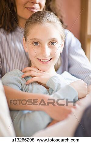 Stock Photo - Portrait of a girl. Fotosearch