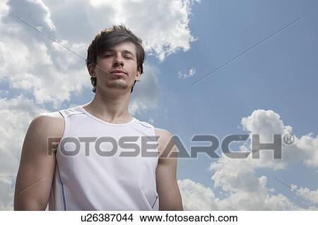 Portrait of a male runner View Large Photo Image Picture - Portrait of a male runner. Fotosearch