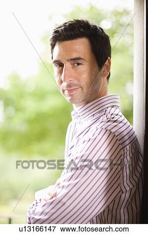 Stock Photo - Portrait of a man. Fotosearch