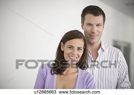 Portrait of a woman and a man View Large Photo Image Stock Image - Portrait of a woman and a man. Fotosearch
