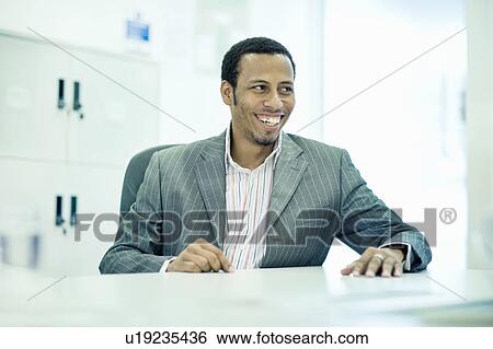 Stock Photograph - Portrait of Businessman. Fotosearch