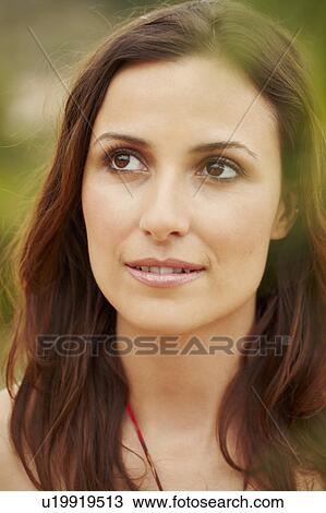 Portrait of pensive woman View Large Photo Image Stock Image - Portrait of pensive woman. Fotosearch
