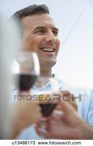 Portrait of smiling man View Large Photo Image Stock Image - Portrait of smiling man. Fotosearch