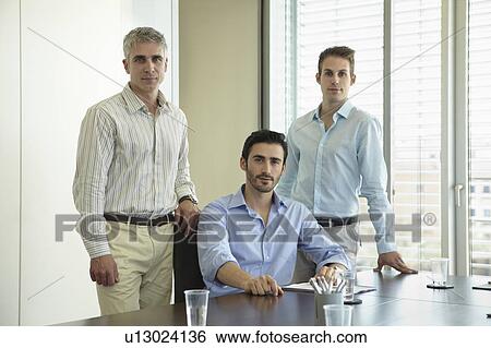 Portrait of three business men View Large Photo Image Stock Photograph - Portrait of three business men. Fotosearch