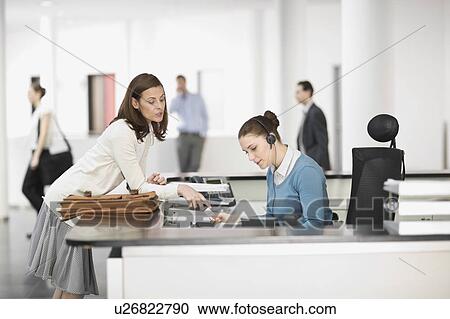 Receptionist View Large Photo Image Stock Image - Receptionist. Fotosearch