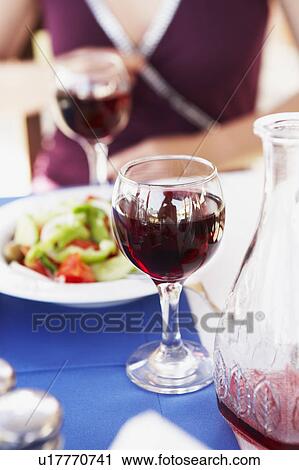 Stock Image - Red wine close up. Fotosearch