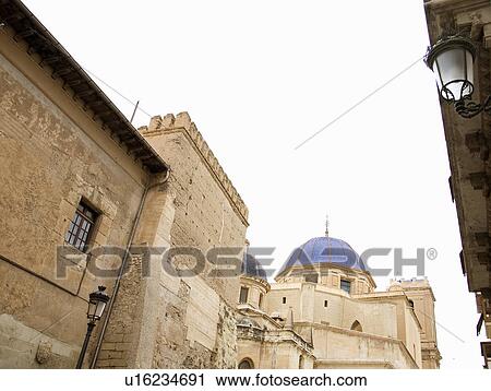 Stock Image - Santa Maria Basilica, Elche, Spain. Fotosearch