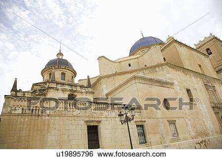 Stock Photograph - Santa Maria Basilica, Elche, Spain. Fotosearch