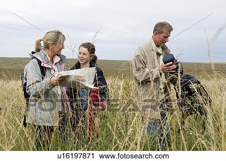 Seniors and granddaughter in country View Large Photo Image Stock Image - Seniors and granddaughter in country. Fotosearch