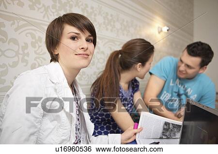Students studying in a cafe View Large Photo Image Stock Photograph - Students studying in a cafe. Fotosearch