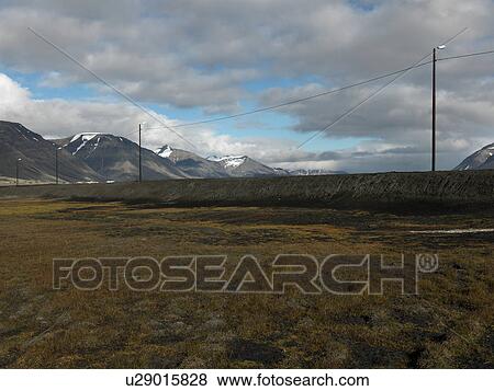 Svalbard landscape View Large Photo Image Stock Photo - Svalbard landscape. Fotosearch
