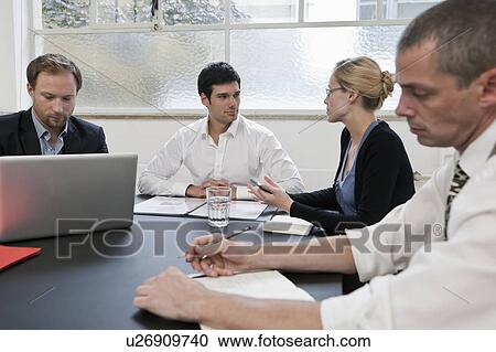 The business meeting commences View Large Photo Image Stock Image - The business meeting commences. Fotosearch