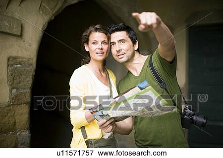 Stock Photo - Tourists. Fotosearch