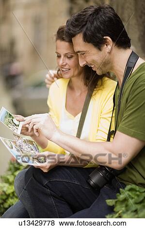 Tourists View Large Photo Image Stock Photo - Tourists. Fotosearch