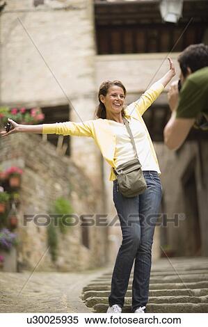 Tourists View Large Photo Image Stock Photography - Tourists. Fotosearch