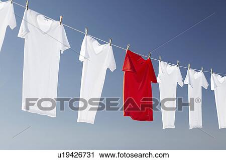Washing line View Large Photo Image Stock Image - Washing line. Fotosearch