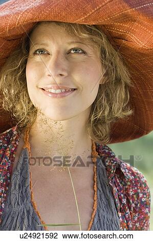 Woman enjoying the summer View Large Photo Image Stock Image - Woman enjoying the summer. Fotosearch