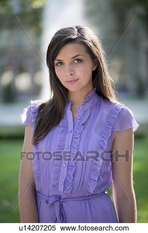 Stock Photography - Young woman. Fotosearch