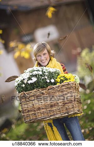 autumnal gardening View Large Photo Image Stock Photograph - autumnal gardening. Fotosearch