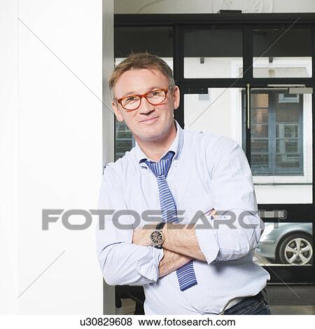 Stock Photo - business smiling. Fotosearch