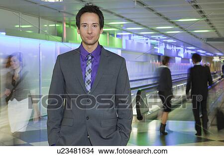 businessman at airport View Large Photo Image Picture - businessman at airport. Fotosearch