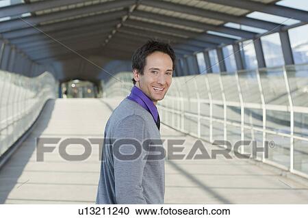businessman at skywalk View Large Photo Image Stock Image - businessman at skywalk. Fotosearch
