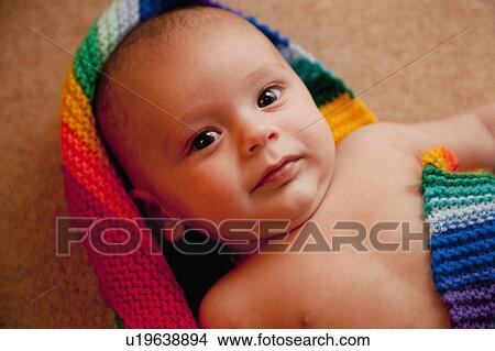 Picture - Close up of baby smiling. Fotosearch