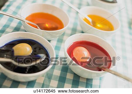 Stock Photography - colored Easter eggs. Fotosearch