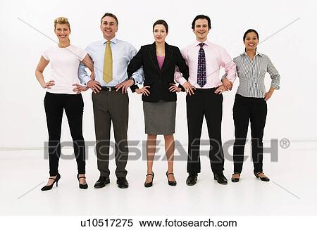 Confident business people united View Large Photo Image Stock Photography - Confident business people united. Fotosearch
