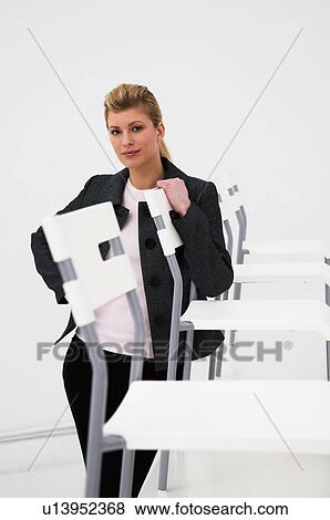 Confident business women in office View Large Photo Image Stock Photo - Confident business women in office. Fotosearch