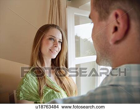 Couple in hotel room View Large Photo Image Picture - Couple in hotel room. Fotosearch