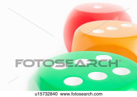 Dice with Stop & Go Colors View Large Photo Image Stock Image - Dice with Stop & Go Colors. Fotosearch
