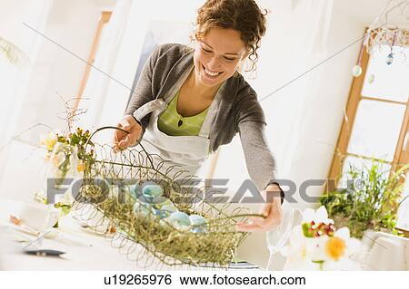 Easter arrangements View Large Photo Image Stock Photograph - Easter arrangements. Fotosearch