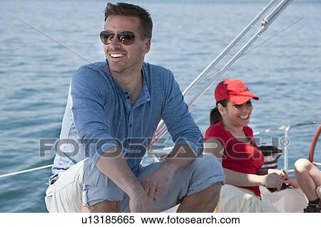 Family on yacht View Large Photo Image Stock Photography - Family on yacht. Fotosearch