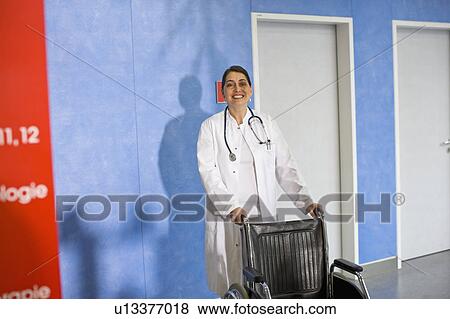 Stock Photo - Female doctor. Fotosearch