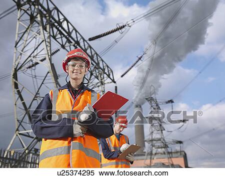 Female Worker At Power Station View Large Photo Image Stock Photography - Female Worker At Power Station. Fotosearch