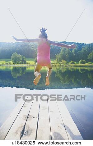 Stock Photography - Girl in nature. Fotosearch