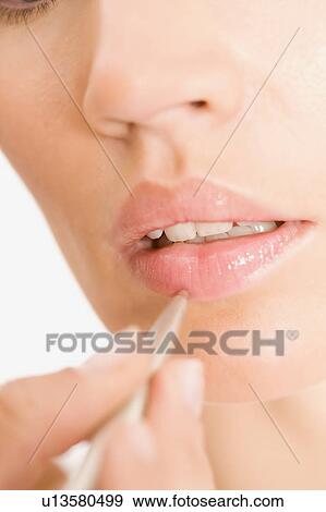 Glossy lips View Large Photo Image Stock Photo - Glossy lips. Fotosearch