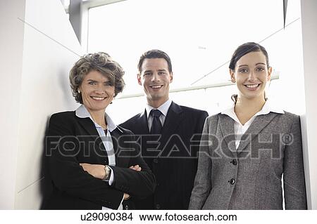 Group portrait of colleagues at work View Large Photo Image Picture - Group portrait of colleagues at work. Fotosearch