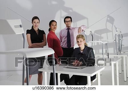 Late night at the office View Large Photo Image Stock Photograph - Late night at the office. Fotosearch