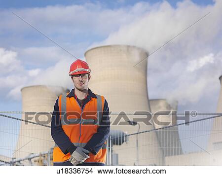 Male Worker At Power Station View Large Photo Image Picture - Male Worker At Power Station. Fotosearch