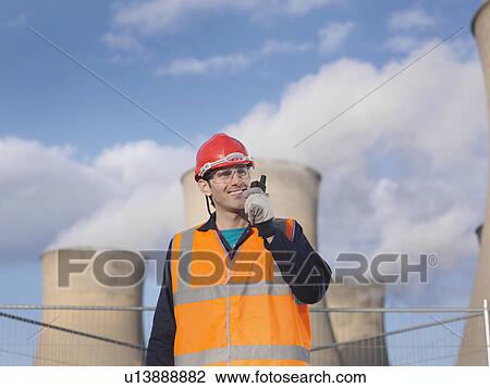 Male Worker At Power Station View Large Photo Image Stock Image - Male Worker At Power Station. Fotosearch