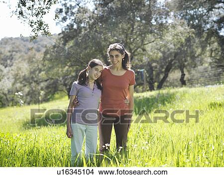 Picture - Mother and daughter portrait. Fotosearch