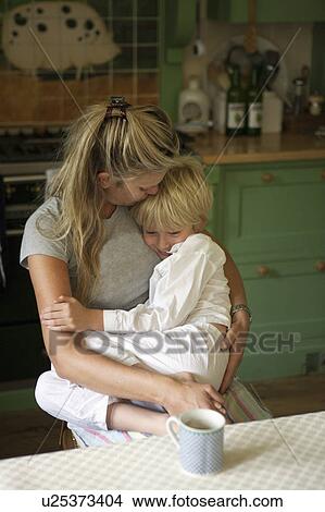 Picture - Mother and son. Fotosearch