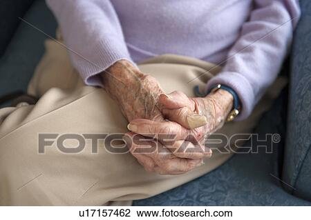 Old womans hands in lap View Large Photo Image Stock Image - Old womans hands in lap. Fotosearch