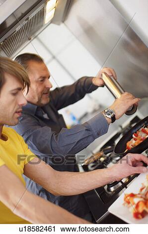 Stock Image - Party cooking. Fotosearch