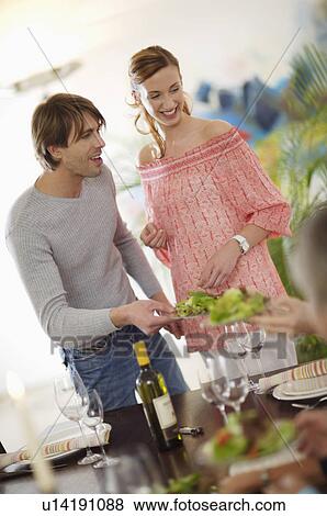Party cooking View Large Photo Image Stock Photo - Party cooking. Fotosearch