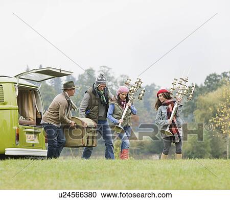 People unloading things from camping van View Large Photo Image Stock Image - People unloading things from camping van. Fotosearch
